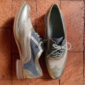 Cole Haan Women's Metallic and Denim Loafers